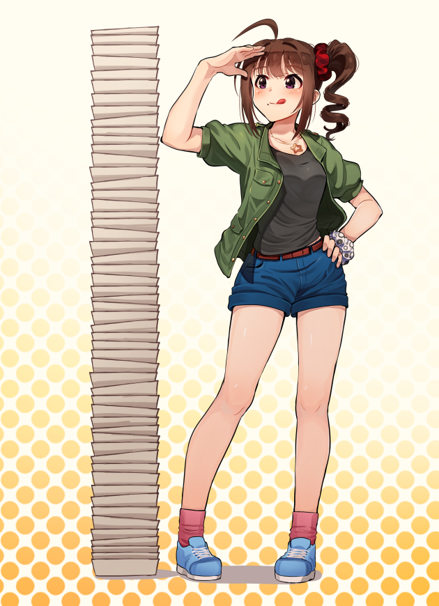 yokoyama nao (idolmaster and 1 more) drawn by kamille_(vcx68)