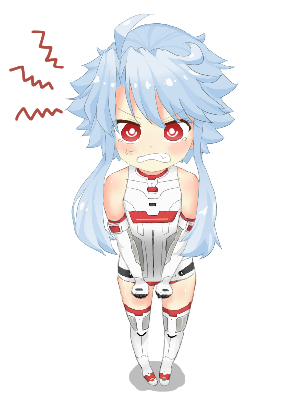 blanc and white heart (neptune) drawn by pontako_(endless-summer-vac-book)