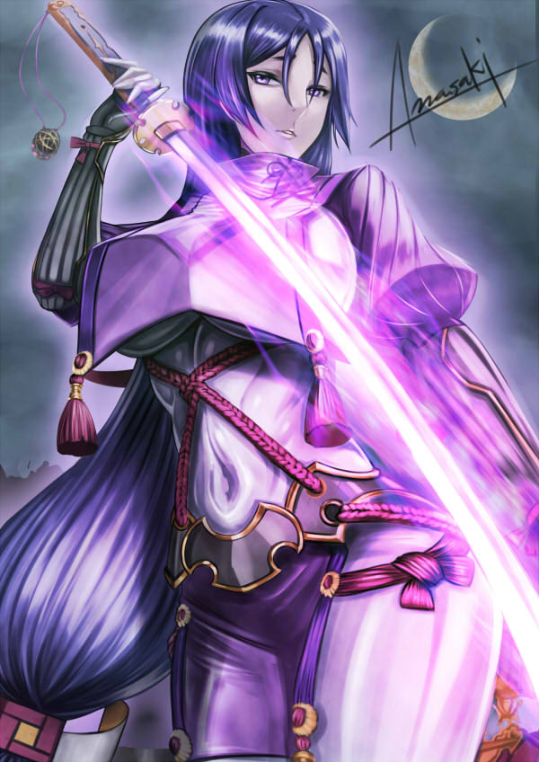 minamoto no raikou (fate and 1 more) drawn by amasaki_yusuke