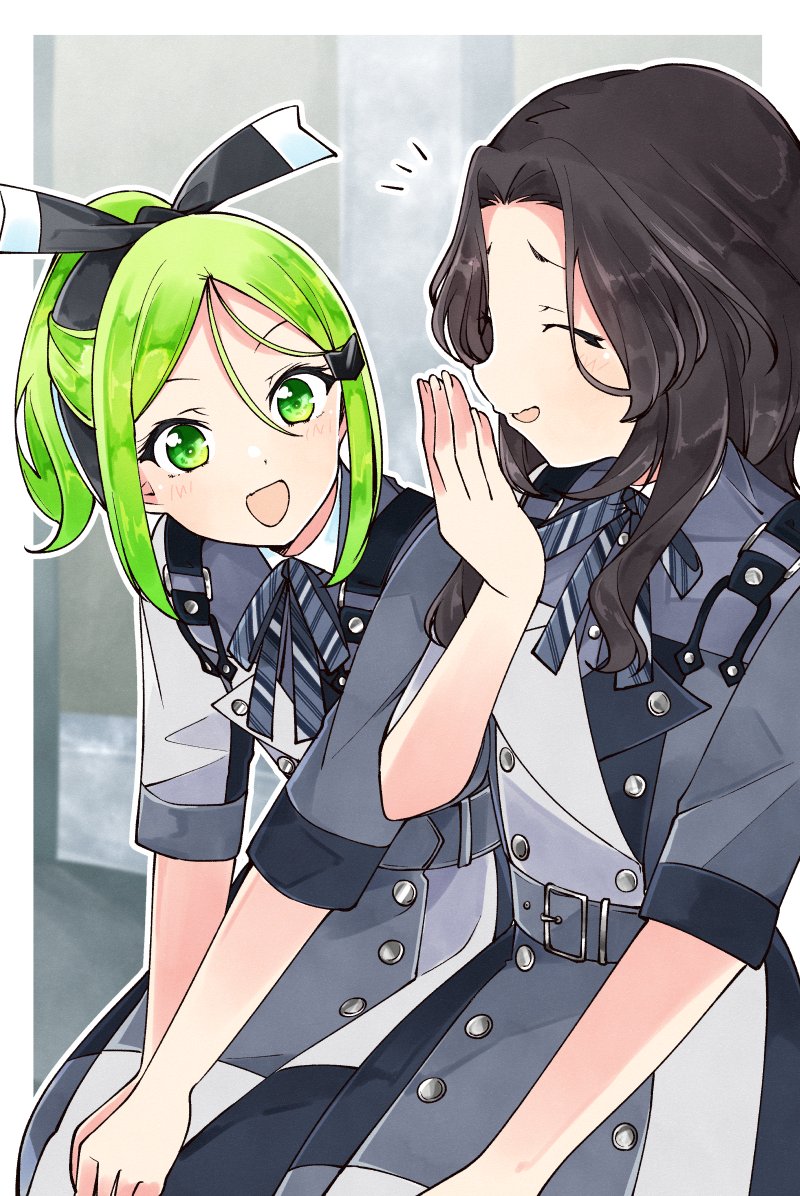 orihara sumika and kiryu touko (22/7) drawn by trefle_r