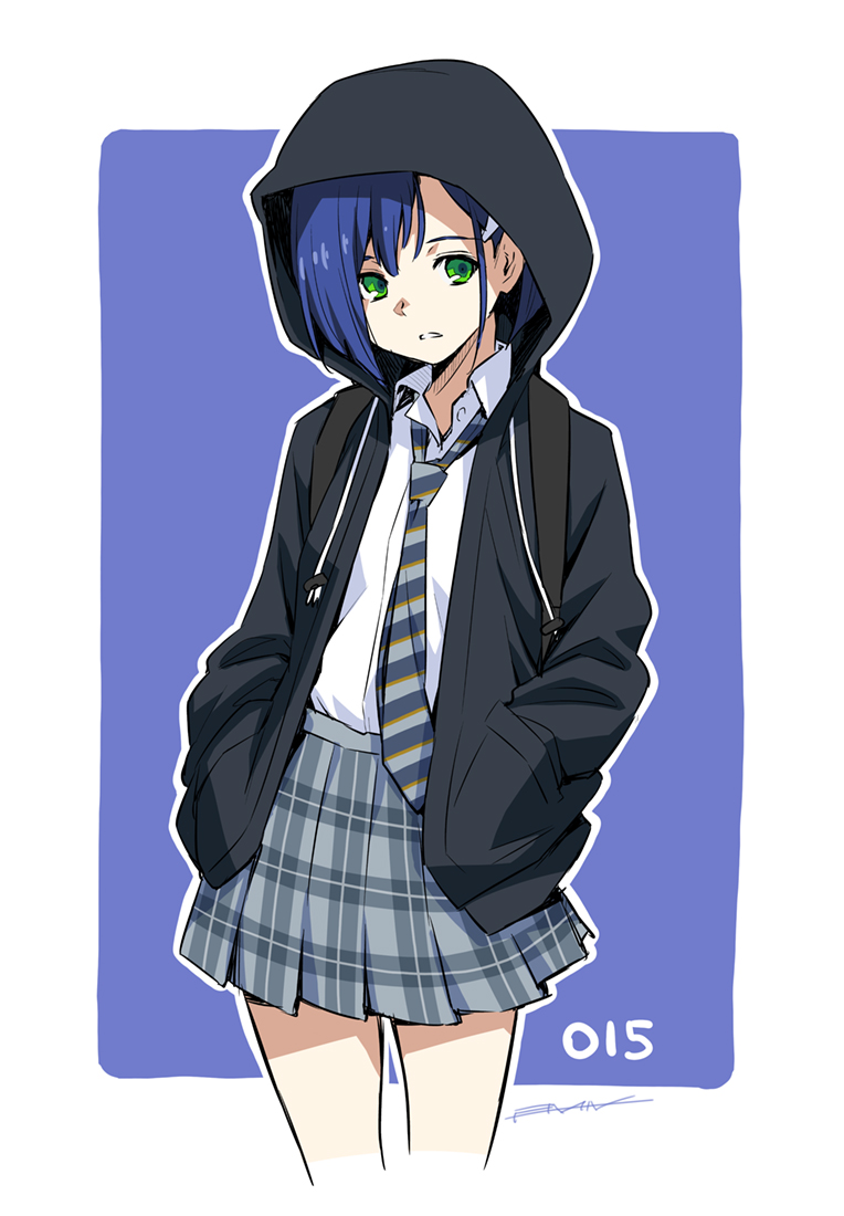 ichigo (darling in the franxx) drawn by kazuma_muramasa