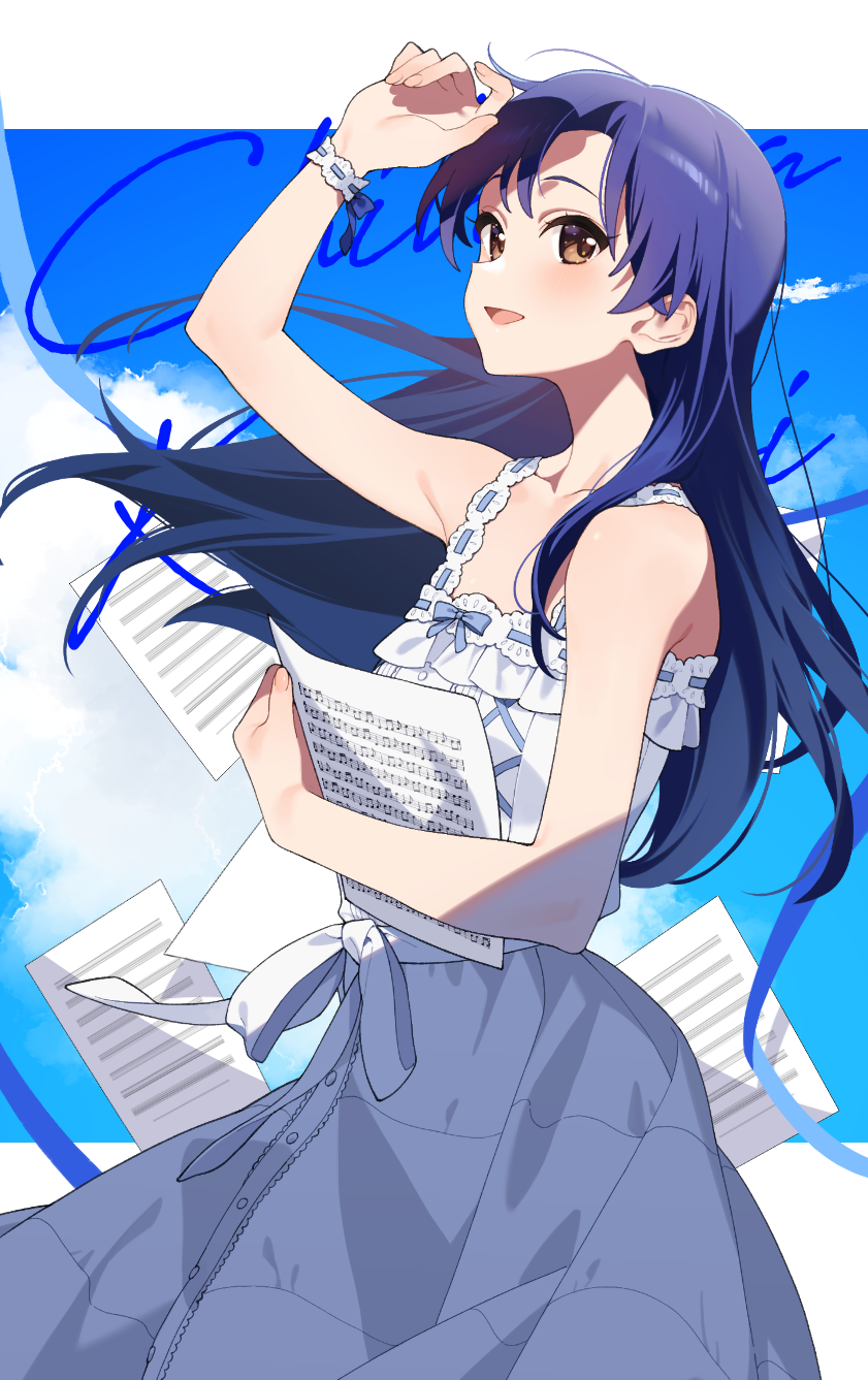 kisaragi chihaya (idolmaster and 2 more) drawn by nozawa_noko