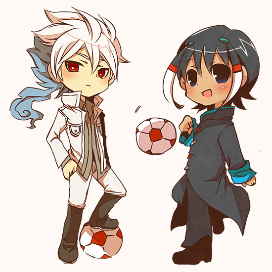 hakuryuu and shuu (inazuma eleven and 1 more) drawn by uru_uzuki