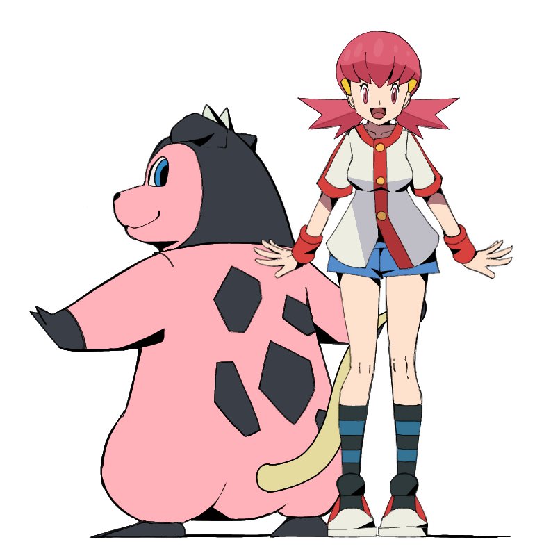 whitney and miltank (pokemon and 1 more) drawn by psaber97