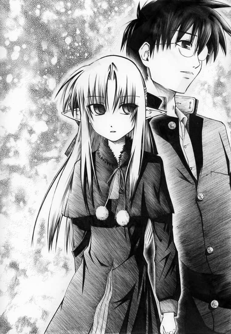 tohno shiki and len (tsukihime and 1 more) drawn by kohuseigetsu