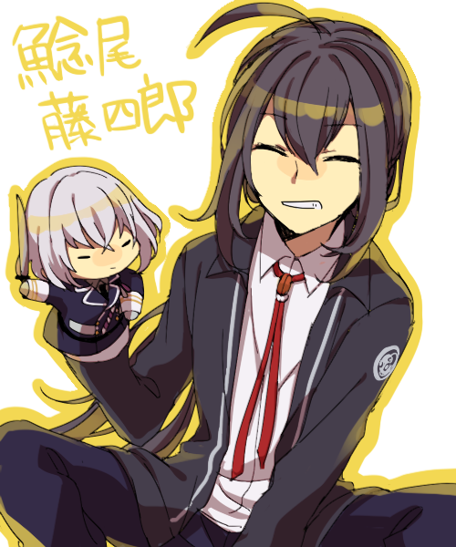 namazuo toushirou and honebami toushirou (touken ranbu) drawn by saku_anna