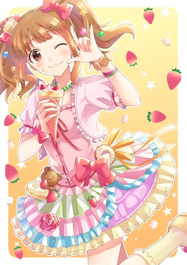 moroboshi kirari (idolmaster and 1 more) drawn by bekkourico