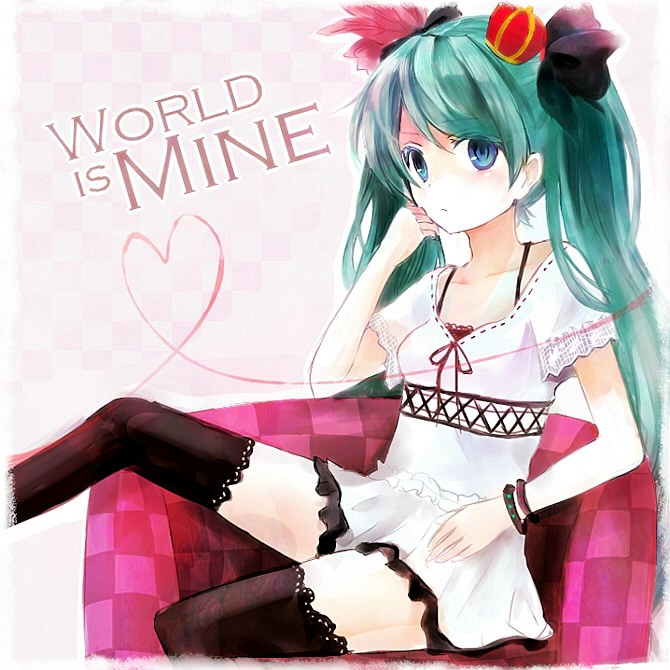 hatsune miku (vocaloid and 1 more) drawn by usui_(tripcube)