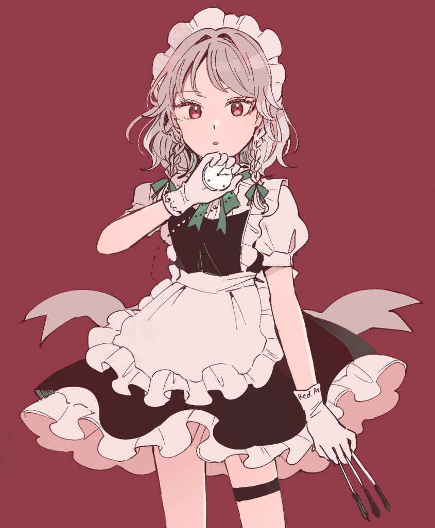 izayoi sakuya (touhou) drawn by mozukuzu_(manukedori)