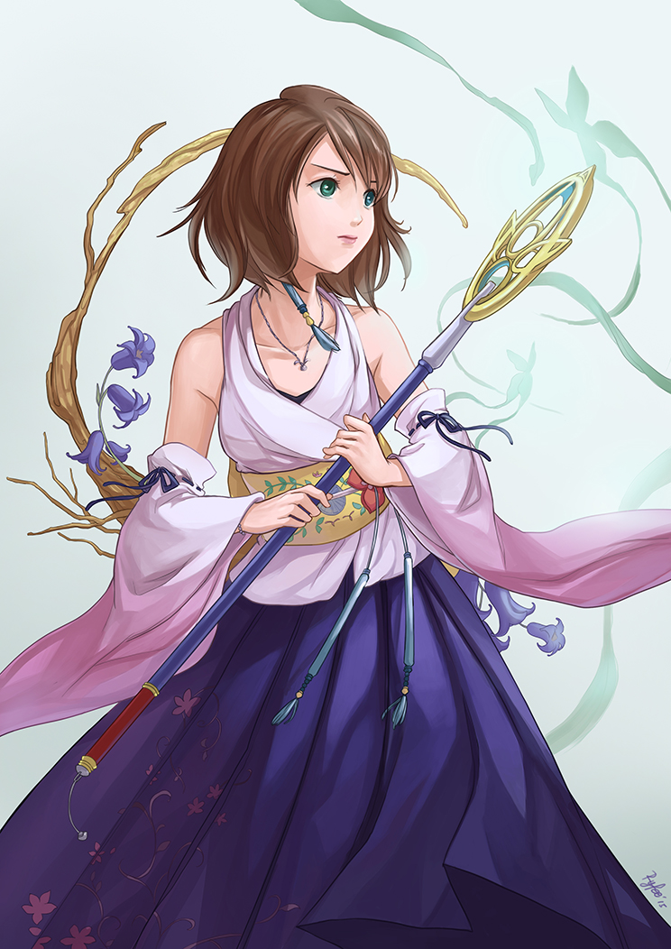 Yuna Final Fantasy And 1 More Drawn By Feliahanakata Betabooru
