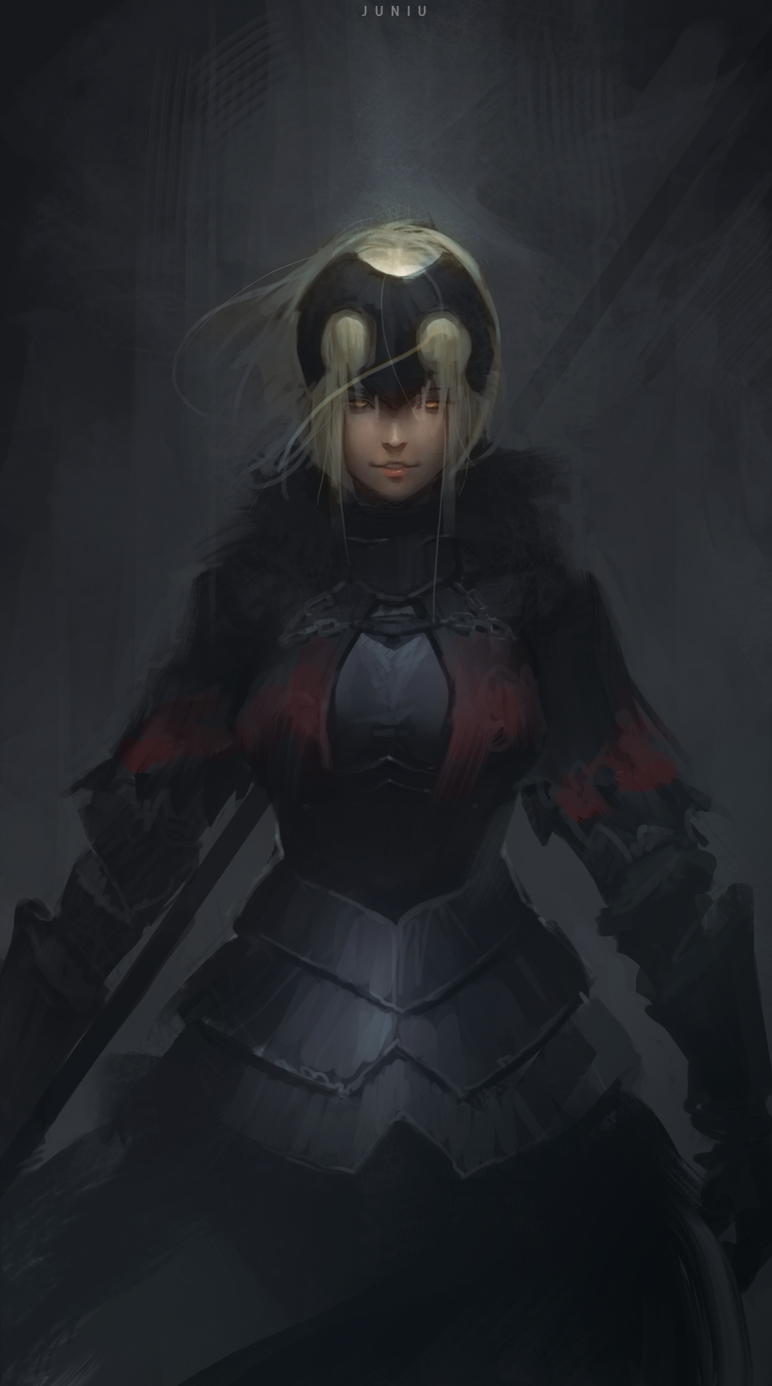 jeanne d'arc alter (fate and 1 more) drawn by juniu21