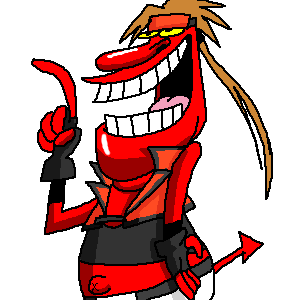 sol badguy and red guy (guilty gear and 1 more)