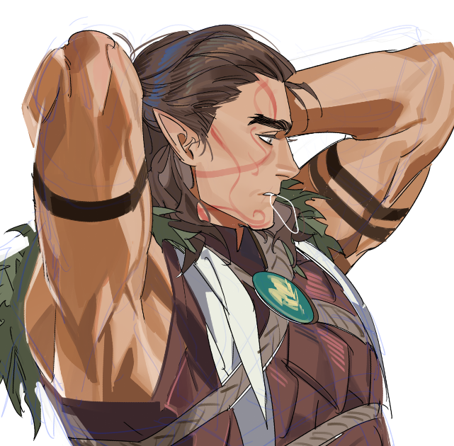 halsin (dungeons & dragons and 2 more) drawn by greensalad350