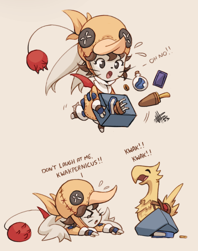 moogle (final fantasy and 1 more) drawn by mateus_upd