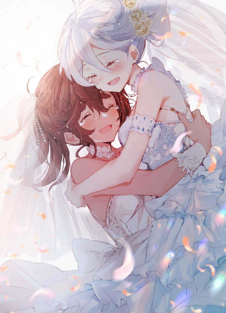 suletta mercury and miorine rembran (gundam and 1 more) drawn by mizukikushou