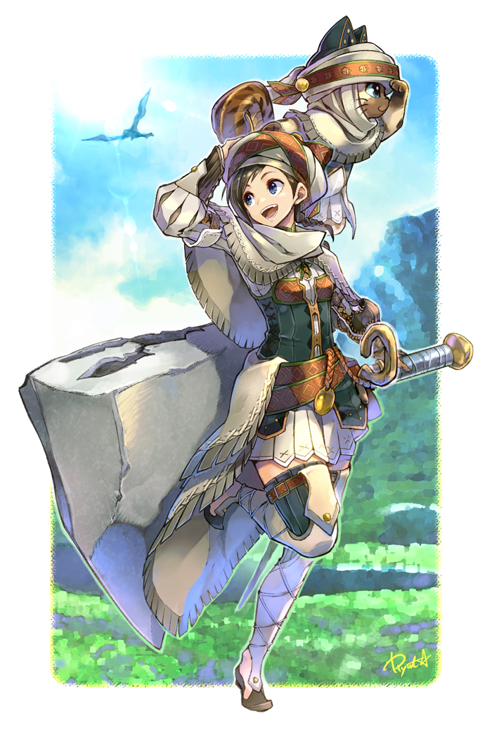 monster hunter (monster hunter and 1 more) drawn by fuse_ryuuta