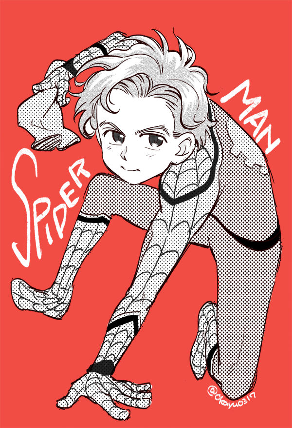 spider-man and peter parker (marvel and 1 more) drawn by okayu0317