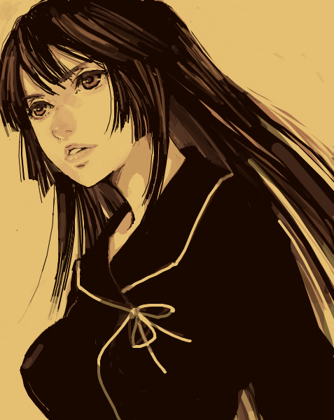 isayama yomi (ga-rei and 1 more) drawn by xox_xox_xox