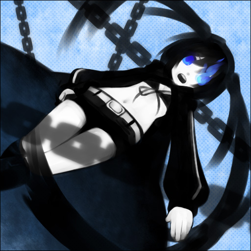 black rock shooter (black rock shooter) drawn by kanoko_(maa84769)