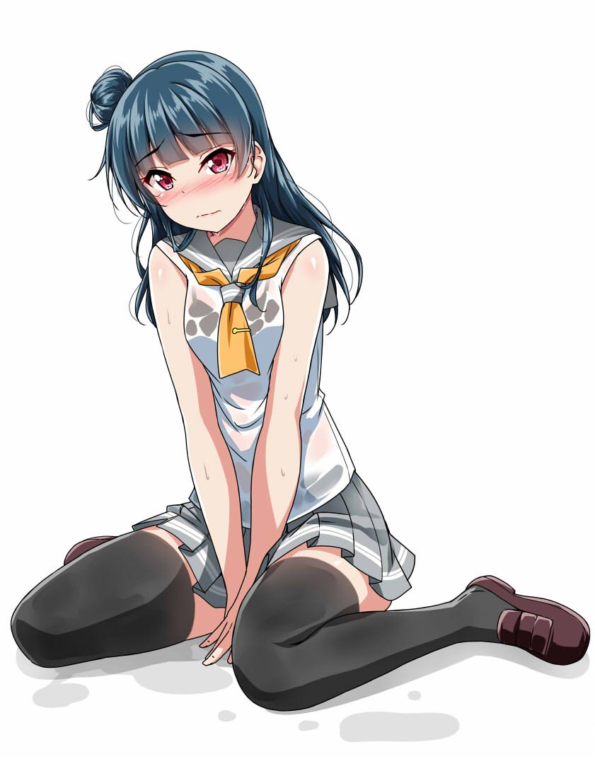 tsushima yoshiko (love live! and 1 more) drawn by yopparai_oni