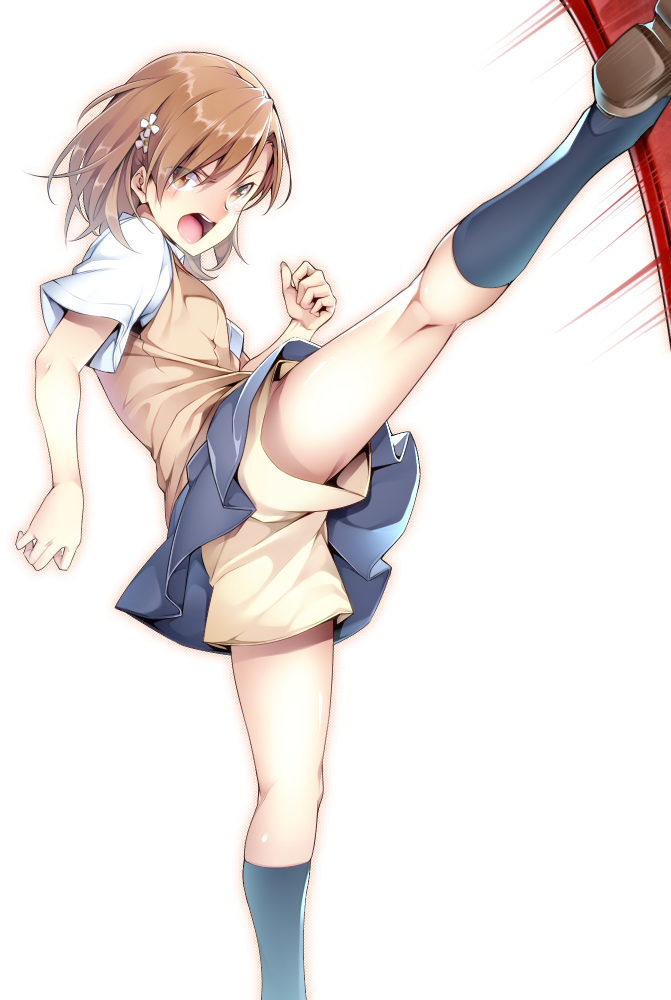 misaka mikoto (toaru majutsu no index and 1 more) drawn by nanao_(mahaya)