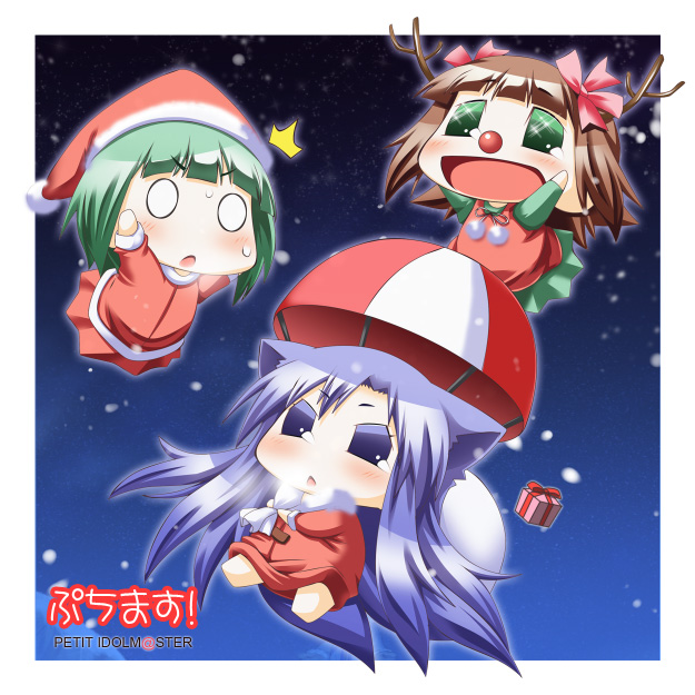 chihyaa, haruka-san, and piyopiyo (idolmaster and 1 more) drawn by nanatsuki_(arca-nize)