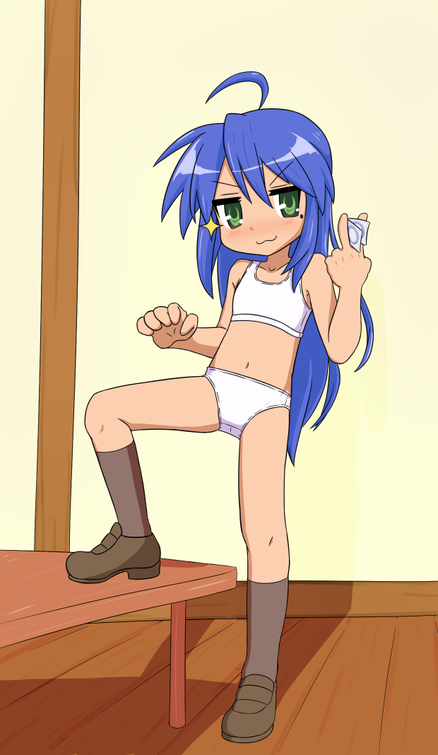 izumi konata (lucky star) drawn by not_call