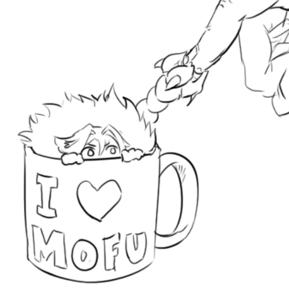 manticore and mofucore (original and 1 more) drawn by less