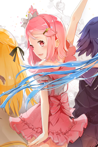 flora, irea, and tipochina (sword girls) drawn by anmi