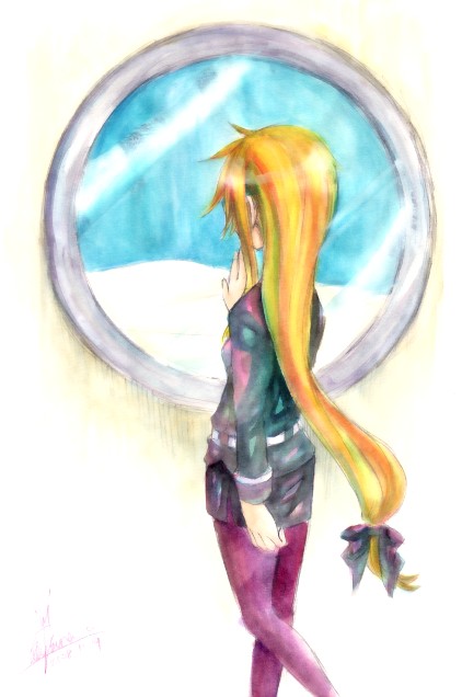 fate testarossa (lyrical nanoha and 1 more) drawn by sorato_(astllatte)