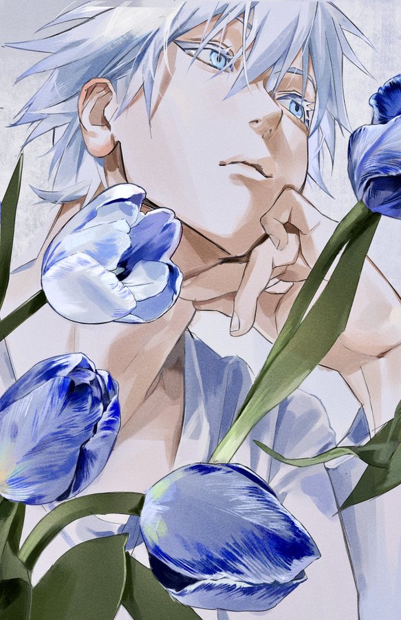gojou satoru (jujutsu kaisen) drawn by keki_chogyegi