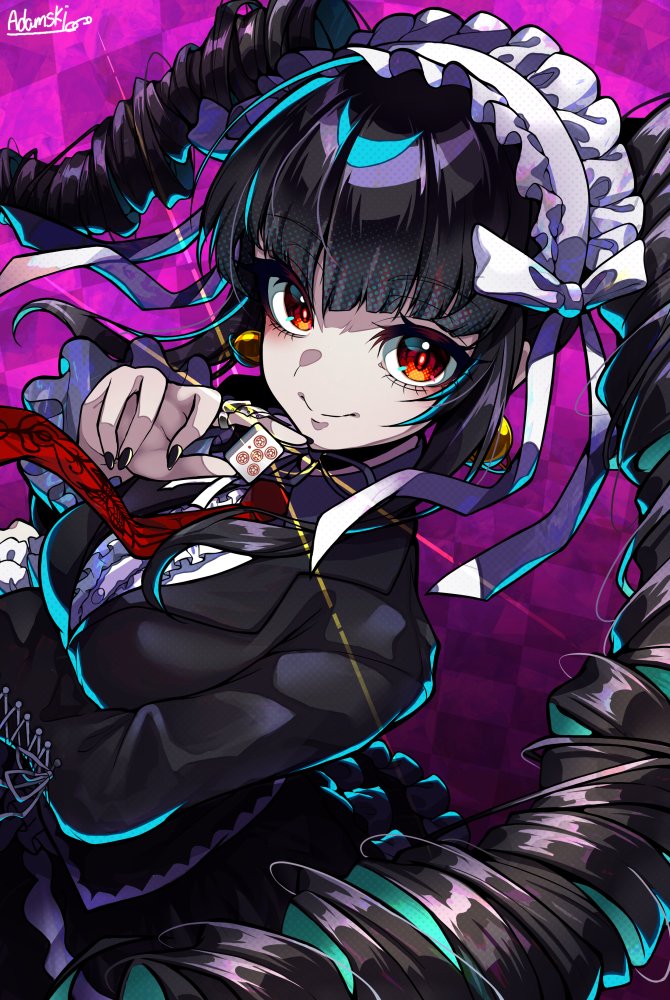 celestia ludenberg (danganronpa and 2 more) drawn by adamusuki_(user_aahn7557)