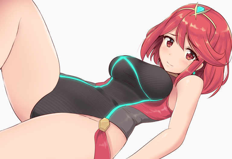 pyra (xenoblade chronicles and 1 more) drawn by kayama_kenji