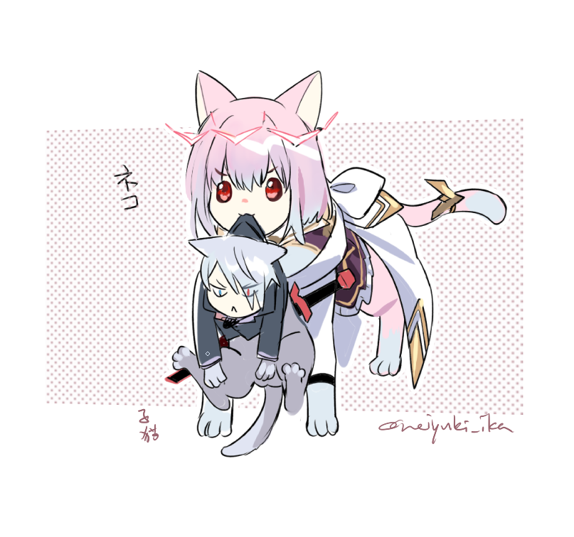 shinjou akane and anti (gridman universe) drawn by aki_(neyuki41028)