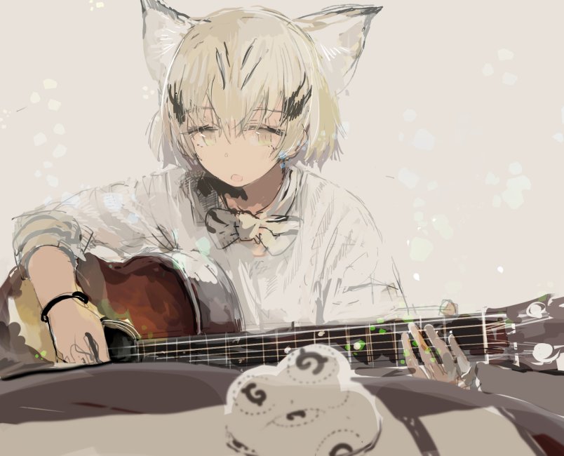 sand cat and mewhan (kemono friends) drawn by custom_(cus-tom)