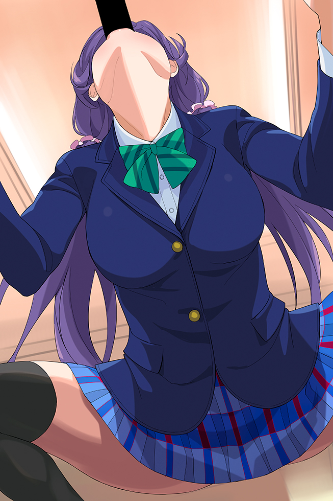 tojo nozomi (love live! and 1 more) drawn by a1_(initial-g)