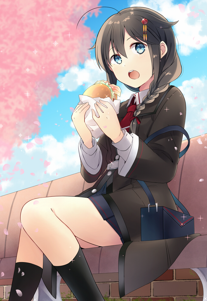 shigure and shigure kai ni (kantai collection) drawn by yukichi_(eikichi)