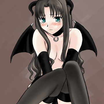 tohsaka rin (fate and 1 more) drawn by boribeya