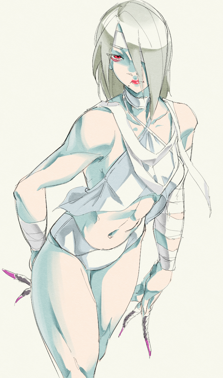 a.k.i. (street fighter and 1 more) drawn by blizzardingpike