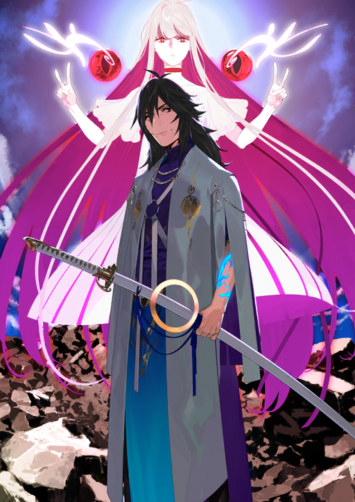 oryou, sakamoto ryouma, and super oryou (fate and 1 more) drawn by pako_(pakosun)