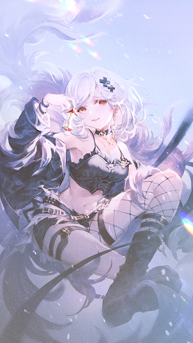 djeeta and alter ego malevolent (granblue fantasy) drawn by vienri