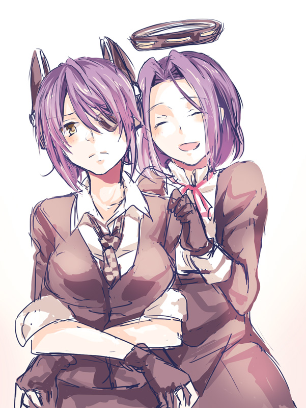 tenryuu and tatsuta (kantai collection) drawn by ryousui_nao