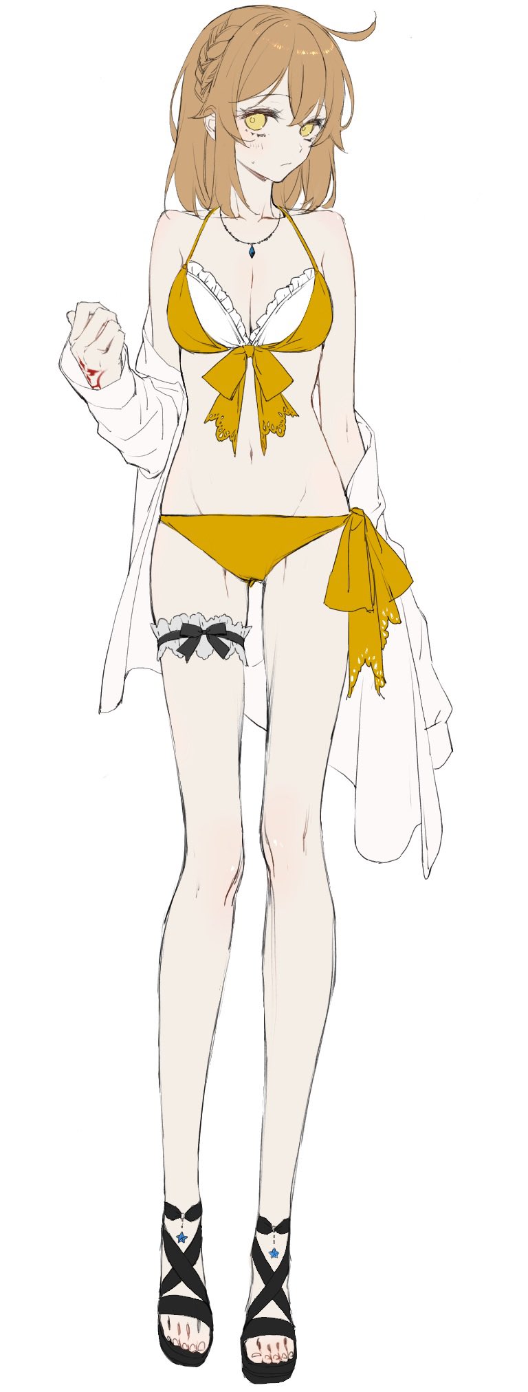 fujimaru ritsuka (fate and 1 more) drawn by kurenai_veni1