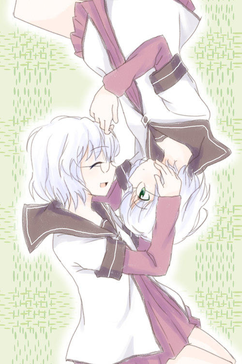 ikeda chitose and ikeda chizuru (yuruyuri) drawn by minu