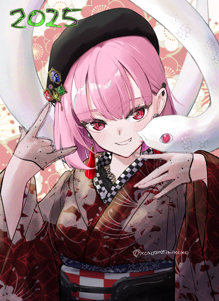 mori calliope (hololive and 1 more) drawn by sashimi_(xoxosashimixoxo)