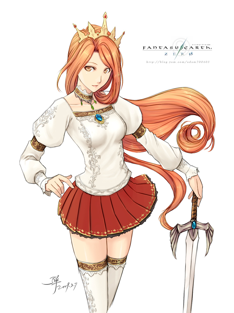 fiona belli and wadrite berkstein hordaine (fantasy earth zero and 2 more) drawn by dan_(kumadan)