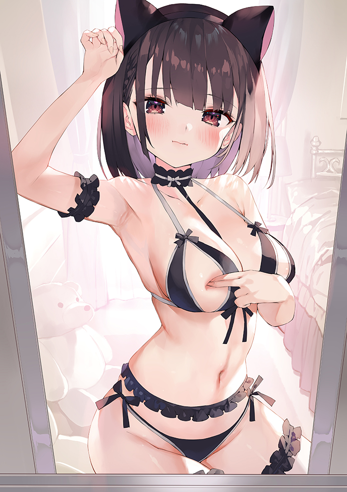okada ayaka (original) drawn by gaou_(umaiyo_puyoman)