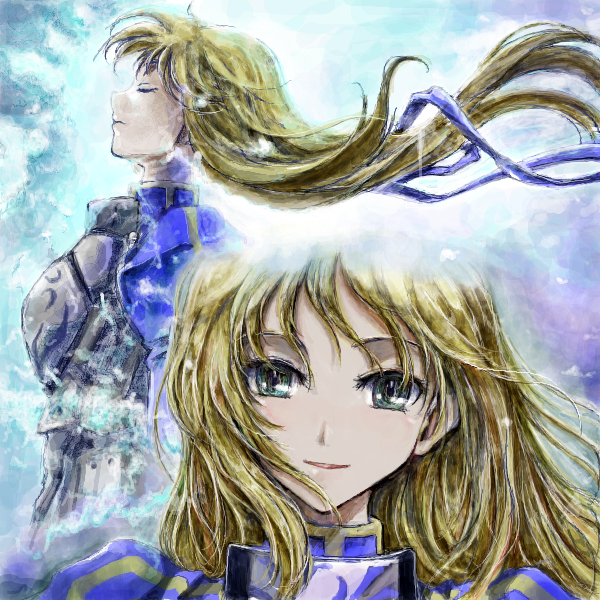 artoria pendragon and saber (fate and 2 more) drawn by nanashii_(soregasisan)