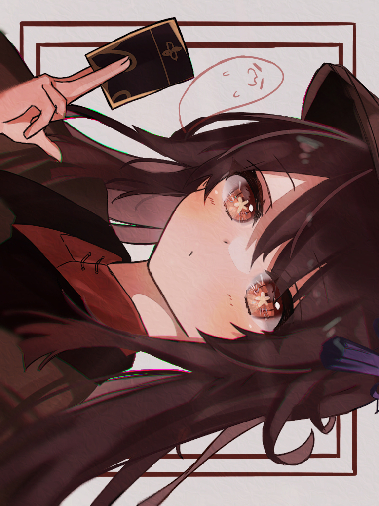 hu tao and boo tao (genshin impact) drawn by nemu_(pixiv_79653882)