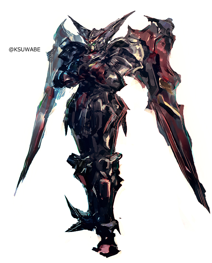 master gundam (gundam and 1 more) drawn by k-suwabe